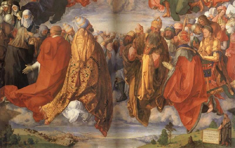 Albrecht Durer The Adoration of the Holy Trinity oil painting picture
